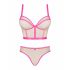 Obsessive Nudelia - BH-Set (Natur-Pink) - S/M 