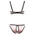 Cottelli - Gestreiftes Push-up-Set  - 85B/L