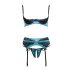 Cottelli - Jade - exklusives Push-Up-Set (grün) 