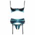 Cottelli - Jade - exklusives Push-Up-Set (grün) 