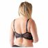 Cottelli Plus Size - Träger, Ring-BH (schwarz)  - 95F