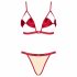 Obsessive Rubinesa - pikantes Dessous-Set (rot)