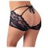 Cottelli - Pikante, schwarze Spitzenpanty - M