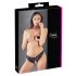 Cottelli - Offene Spitzen-Damenpanty mit Schleife (Schwarz) - L