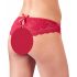 Cottelli - Offene Damen-Panty mit Schleife (Rot)