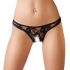 Cottelli - Sex-Tanga aus Spitze (schwarz)  - M