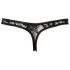 Cottelli - Sex-Tanga aus Spitze (schwarz)  - L