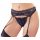 Cottelli - Spitzenstrumpfhalter mit Tanga (Schwarz)  - M