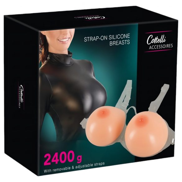 Cottelli - Silikon Push-Up Brüste zum Anlegen (2x1200g)