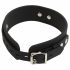 Bad Kitty - Silikon Halsband mit Leine (schwarz) 