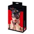 Bad Kitty - Kunstleder, Strass-Katzenmaske - schwarz (S-L) 