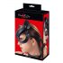 Bad Kitty - Kunstleder-Strass-Catmask - Schwarz (S-L)