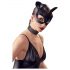 Bad Kitty - Kunstleder, Strass-Katzenmaske - schwarz (S-L) 