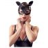 Bad Kitty - Kunstleder, Strass-Katzenmaske - schwarz (S-L) 