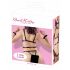 Bad Kitty - Nietenbesetztes Body Harness Set mit Handschellen (Schwarz) 