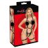 Bad Kitty - Offener Riemen-Body (Schwarz)