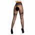 Cottelli - exklusive Muster, offene Strumpfhose (schwarz)  - 3