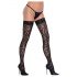 Cottelli Legwear - Schwarze Leoparden-Overknees - 3