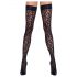 Cottelli Legwear - Schwarze Leoparden-Overknees - 4