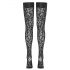 Cottelli Legwear - Leopardenmuster Strümpfe (Schwarz)  - 4