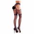 Cottelli - Wellenmuster Sex-Strumpfhose (schwarz)  - M