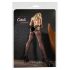 Cottelli - Gewellte Sexstrumpfhose (schwarz) - M