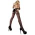 Cottelli - Wellenmuster Sex-Strumpfhose (schwarz)  - L