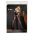 Cottelli - Wellenmuster Sex-Strumpfhose (schwarz)  - L