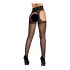 Cottelli - Sexstrumpfhose mit Spitzenbund (schwarz)  - 3