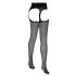 Cottelli - Sexstrumpfhose mit Spitzenbund (schwarz)  - 3