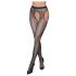 Cottelli Legwear - Offene, glitzernde Netzstrumpfhose - Schwarz (S-L) 