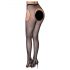 Cottelli Legwear - Offene, glitzernde Netzstrumpfhose - Schwarz (S-L) 