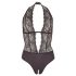 Cottelli - Spitzen-Neckholder-Body (schwarz)  - M