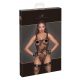 Noir - transparenter, blumiger Body (schwarz) - L