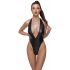 Cottelli Party - Tief ausgeschnittener Body (schwarz)  - M