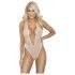 Kissable - tief ausgeschnittener Spitzen-Body (Pink) - L/XL