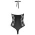 Cottelli Party - Blumenmuster Body (schwarz) 