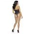 Cottelli Party - Schwarz Body mit Blumenmuster - L