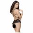 Obsessive 860-TED-1 - ultrasexy Spitzenbody (schwarz) 