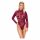 Cottelli - transparenter Spitzenbody (bordeaux) - M