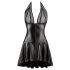 Noir - Transparentes Kleid mit Halsband (schwarz) - L