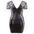 Cottelli Plus Size - Schleifenverziertes, Spitzenkombiniertes Kleid (schwarz) - 2XL