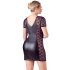 Cottelli Plus Size - Schleifenverziertes, Spitzenkombiniertes Kleid (schwarz) - 3XL