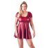 Cottelli Plus Size - A-linienförmiges Minikleid (Burgund)  - 2XL