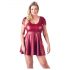 Cottelli Plus Size - A-linienförmiges Minikleid (Burgund)  - 2XL