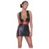 Cottelli Party - Eng anliegendes Streifenkleid (schwarz-rot) - L