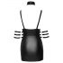 Cottelli Bondage - Halsband Mini-Kleid mit Glanz (Schwarz)  - M