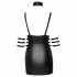 Cottelli Bondage - Halsband Mini-Kleid mit Glanz (Schwarz)  - XL