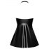 Noir - Minikleid mit Schlangenledermuster (Schwarz) - L