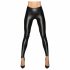 Noir - lange, glänzende Leggings (schwarz)  - M